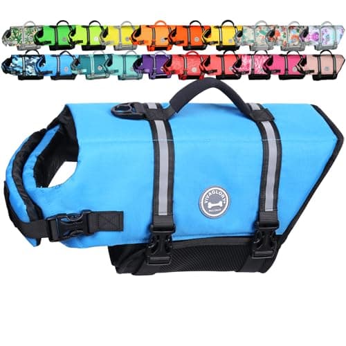 VIVAGLORY Rip Stop Dog Life Vest